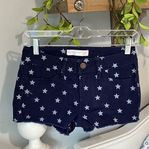 Denim Jean Shorts Stars Womens 3
